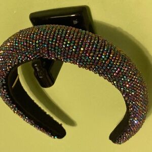 *SHIMMY! SHIMMY!* Festive BaubleBar Black Iridescent Headband